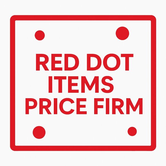 RED DOT ITEMS CLEARANCE - PRICE FIRM - Picture 1 of 1